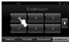 KIA 2010 Navigation - Een nummer vanuit de lijst van snelkiesnummers bellen - 1
