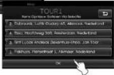 KIA 2010 Navigation - Een reisdoel of tussenstop be-werken of wissen - 4