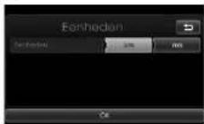 KIA 2010 Navigation - Eenheden - 1