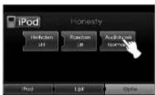 KIA 2010 Navigation - audiobooks instellen iPod - 2