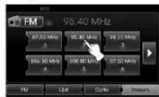 KIA 2010 Navigation - Stations opslaan en oproepen - 2