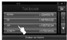 KIA 2010 Navigation - Telefoonnummers aan de lijst van snelkiesnummers toevoegen - 4