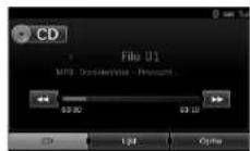 KIA 2010 Navigation - Audio-cd's en mp3-, wma-, usb- en iPod-bestanden afs-pelen Disc - 2