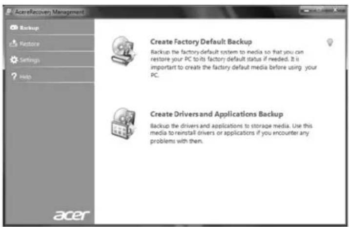 ACER Travelmate 5725 - Een herstelback-up maken (usb-flashdrive) - 3