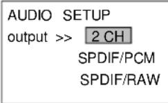 Marquant MCT-2100 - Audio-instellingen (AUDIO SETUP) - 1
