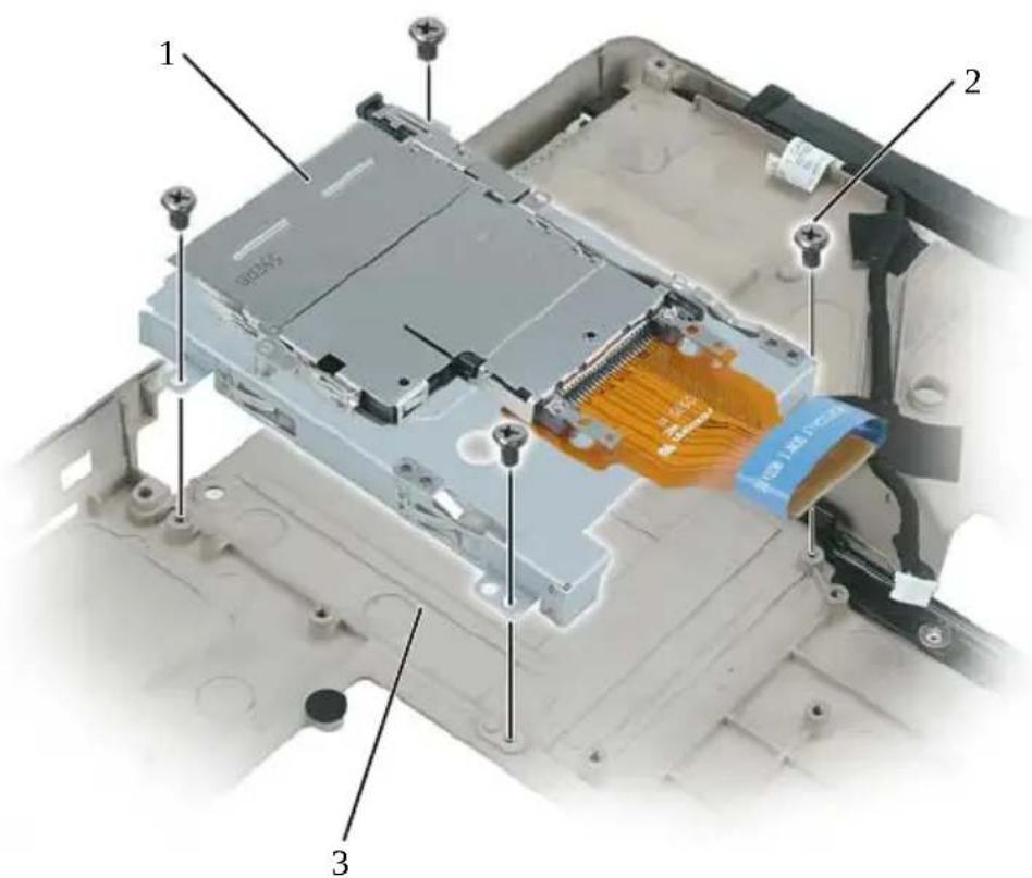 DELL Precision M6500 - De batterijvergrendeling verwijderen - 5