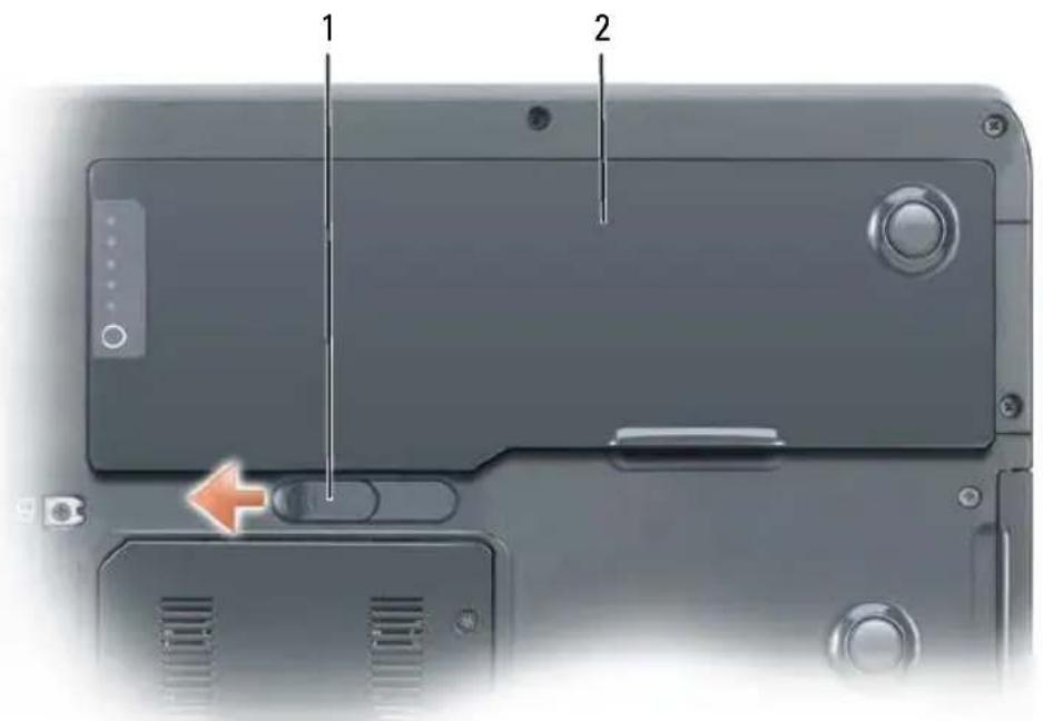 DELL Precision M6500 - De batterij verwijderen - 4