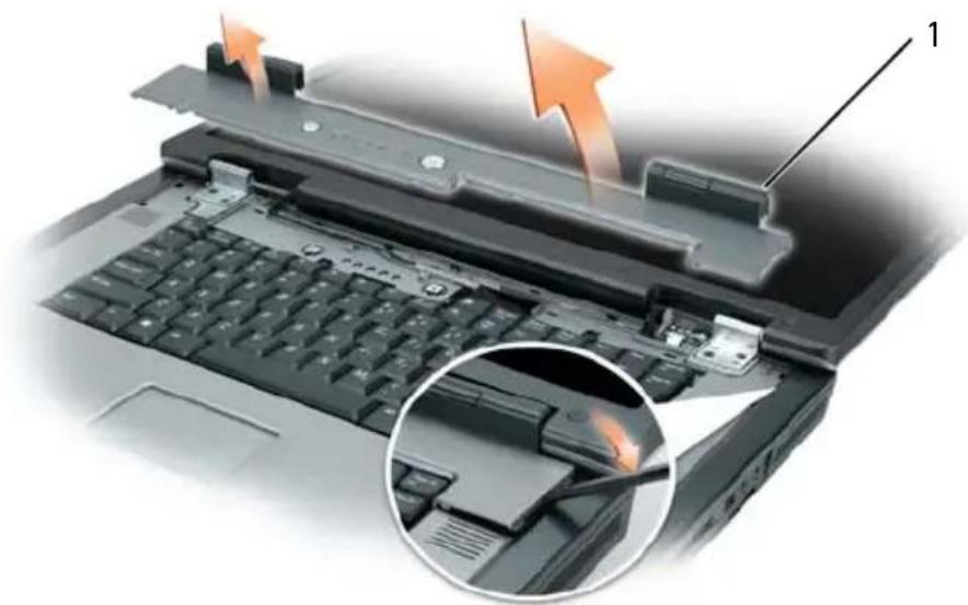 DELL Precision M6500 - De scharnierkap verwijderen - 6