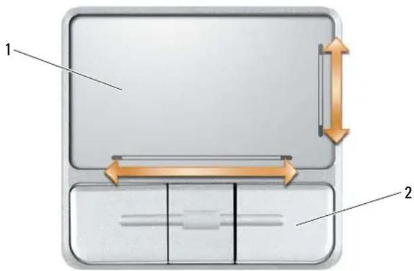 DELL Precision M6500 - Touchpad - 1