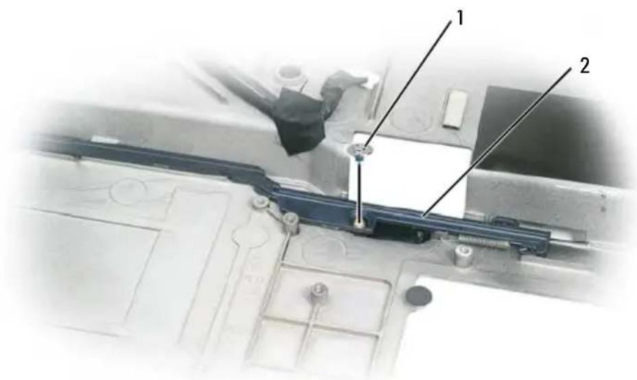 DELL Precision M6500 - De batterijvergrendeling verwijderen - 6