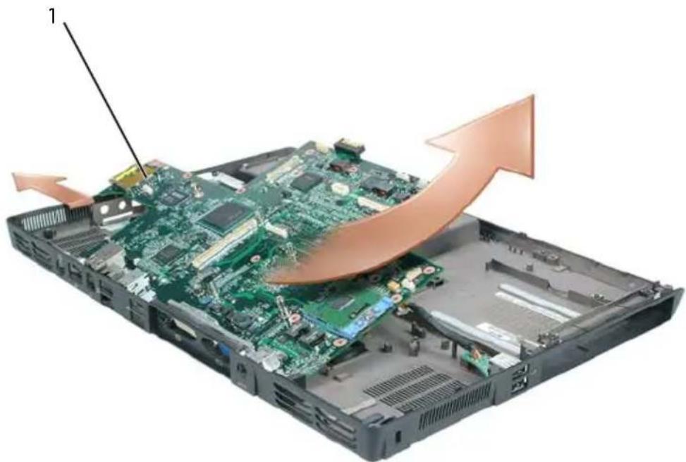 DELL Precision M6500 - Het moederbord verwijderen - 10