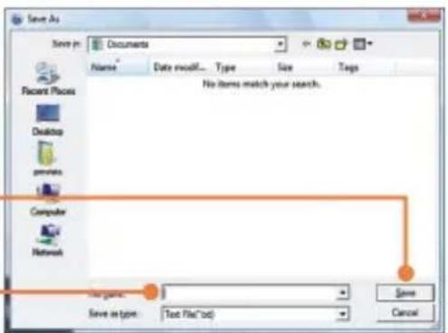 Save As Save in: Documents Name Date modification Type Size Tags Famous Files Desktop minutes Computer Network No items match your search. Save as type: Text File(*.txt) Save Cancel