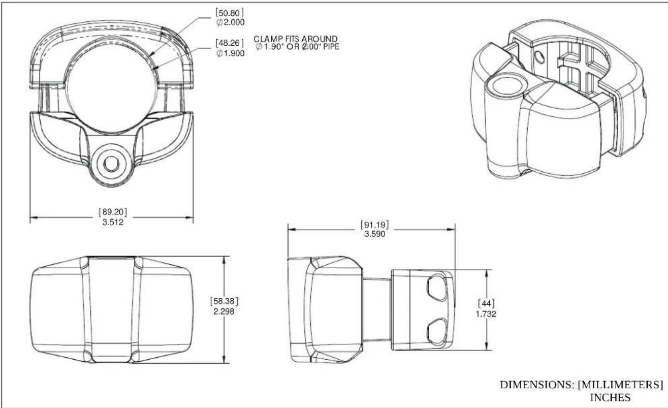 Chief KSA1017S - DIMENSIONS - 1