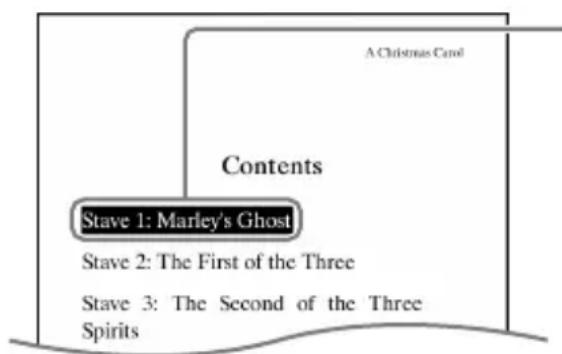 A Christmas Carol. Contents. Stave 1: Marley's Ghost. Stave 2: The First of the Three. Stave 3: The Second of the Three Spirits.