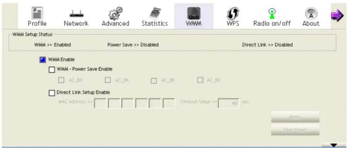 AIRLIVE WN-360USB - WMM Setting - 2