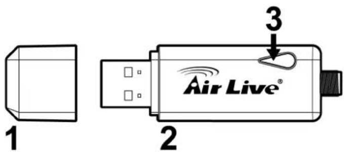 AIRLIVE WN-360USB - Familiar with your new wireless network card - 1
