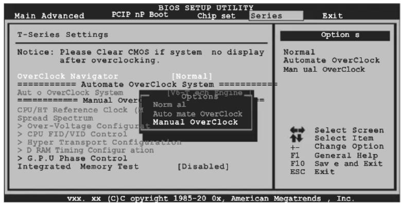 BIOSTAR TA890FXE - Manual Overclock System (M.O.S.) - 1