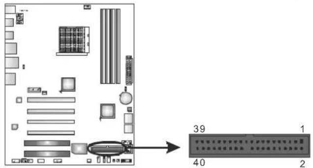 BIOSTAR TA890FXE - IDE1: IDE/ATAPI Connector - 1