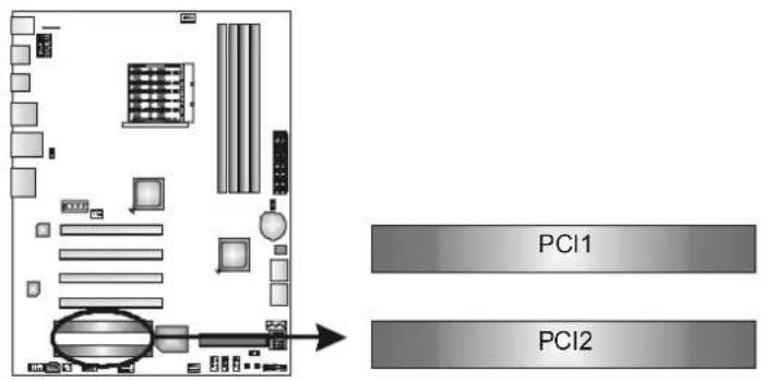 BIOSTAR TA890FXE - PCI1/PCI2: Peripheral Component Interconnect Slots - 1