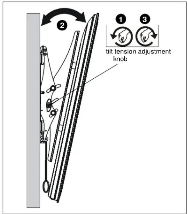 2 1 3 tilt tension adjustment knob