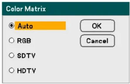 NEC NP4001-08ZL - Color Matrix - 1