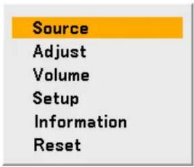 NEC NP4001-08ZL - Resetting the Lamp Hours Counter - 1
