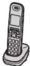 PANASONIC KX-TG4011N - Handset feature overview - 1