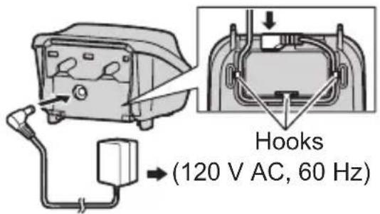 PANASONIC KX-TG4011N - Connections - 4