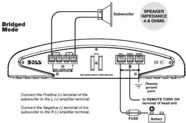 BOSS CXX502 - High Level Input Wiring - 4