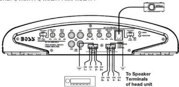 BOSS CXX502 - High Level Input Wiring - 2