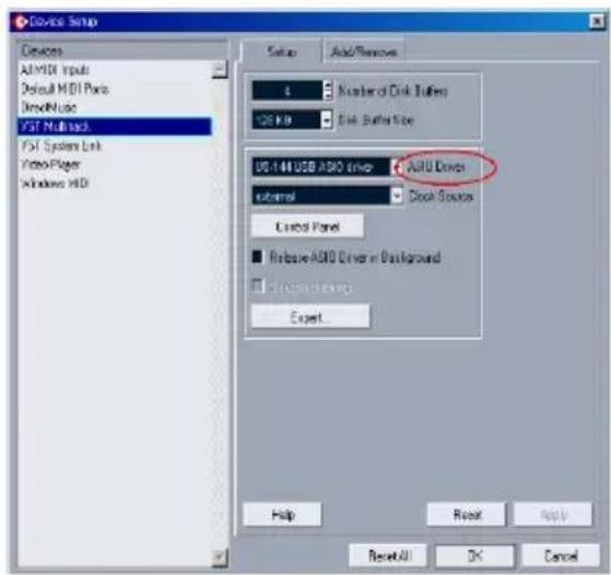 TEAC US-144 - Input setting - 2