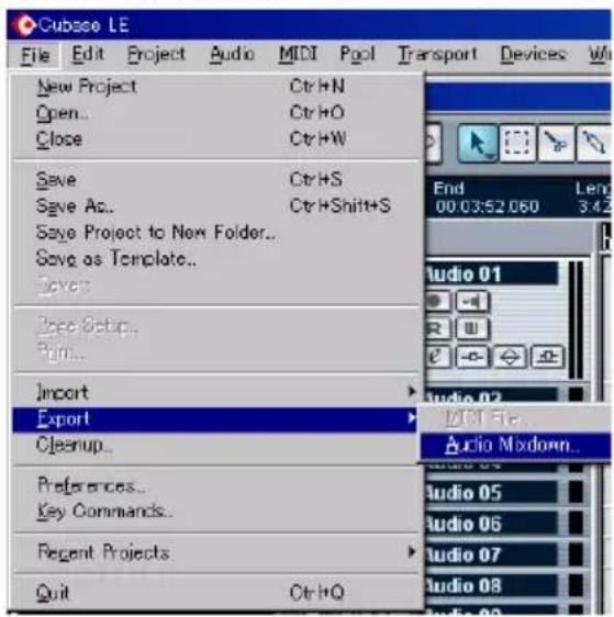 TEAC US-144 - Mixdown - 2