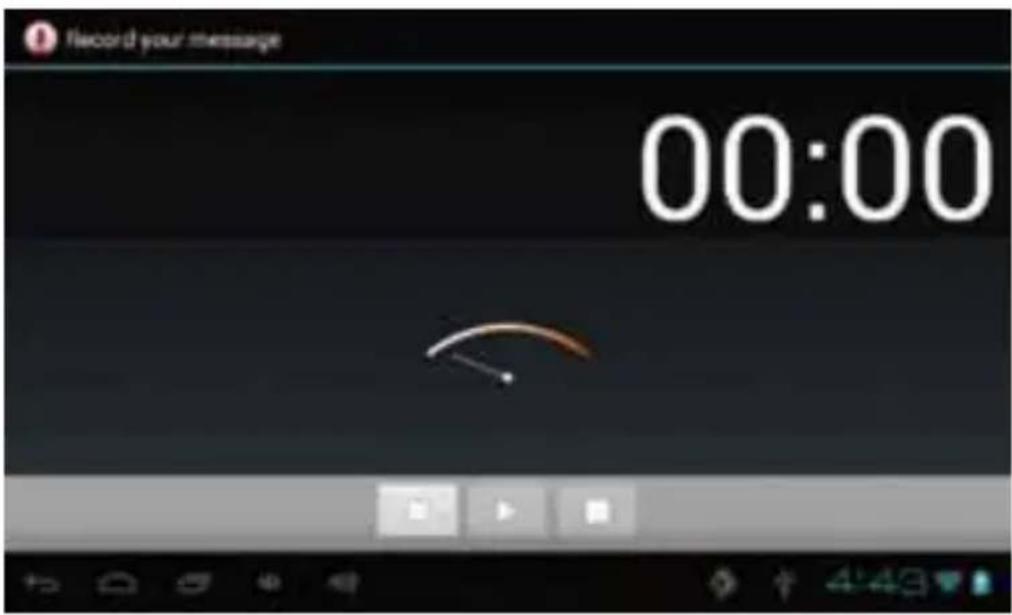Record your message 00:00