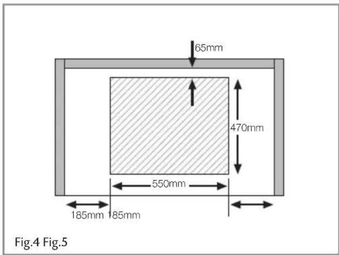 CDA HCG521SS - How to install the hob: - 1