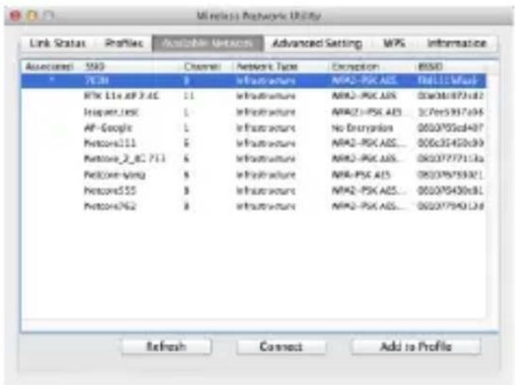 Wireless Network Utility Link Status Profiles Available Utilities Advanced Setting WPS Information Associated MSN Channel Network Type Exception MSN * 7238 IP Infrastructure AMR2-PSK ADS MBLL15WuS RTK L1x AP 3.4C II Infrastructure AMR2-PSK ADS 000361971d2 Interact_195C L Infrastructure AMR2-PSK ADS 00705397d95 AP-Google L Infrastructure No Encryption 000705cd407 Netcore111 E Infrastructure AMR2-PSK ADS... 000c35450c99 Netcore_3_8C 713 E Infrastructure AMR2-PSK ADS... 0003777713a NetCore-Wing B Infrastructure AMR2-PSK ADS 000376759321 Netcore555 B Infrastructure AMR2-PSK ADS... 000376436d81 Netcore762 B Infrastructure AMR2-PSK ADS... 000377940L3d Refresh Comnect Add to Profile