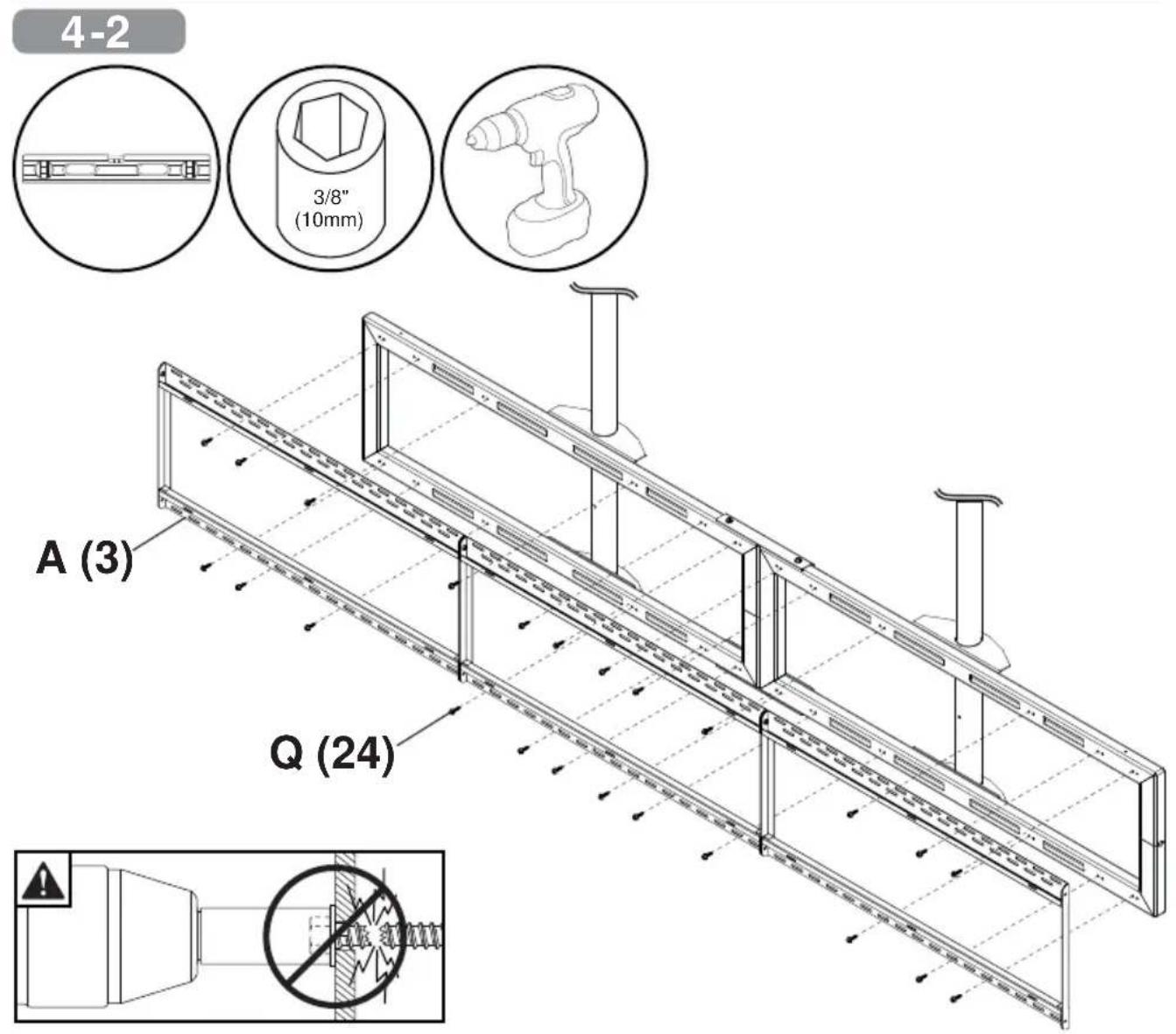 4-2 3/8" (10mm) A (3) Q (24)