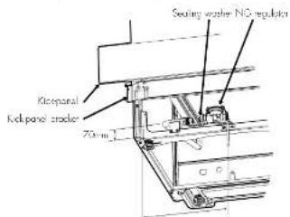 Seating washer NO regulator Klospontal Kol-pore studler 70mm