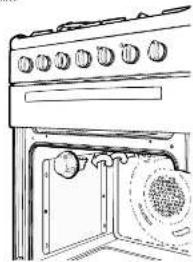 WESTINGHOUSE GSP625 - REMOVING AND REPLACING THE OVEN LIGHT - 1