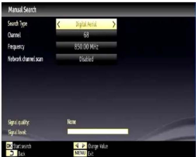 Finlux 32F6030-T-IB - Manual Tuning - 1