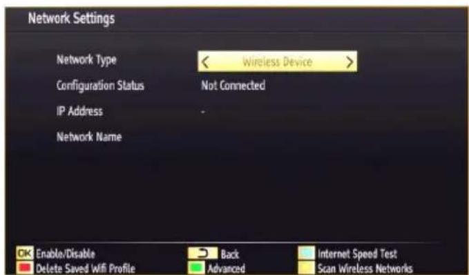 Finlux 32F6030-T-IB - Wi-Fi Settings (Optional) - 1