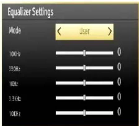 Finlux 32F6030-T-IB - Sound Settings Menu Items - 1