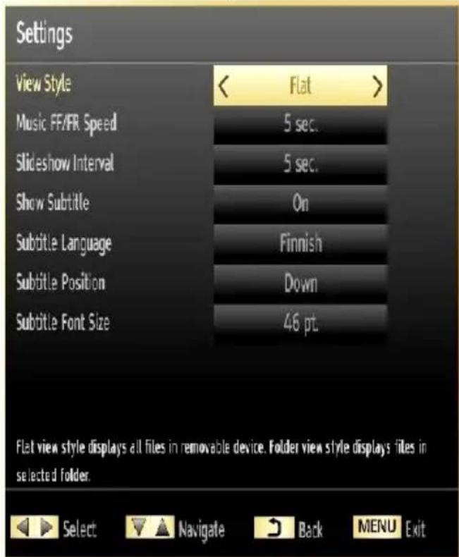 Finlux 32F6030-T-IB - Playing Music via USB - 2