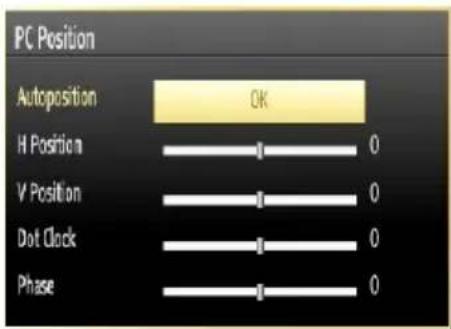 Finlux 32F6030-T-IB - PC Picture Settings - 1