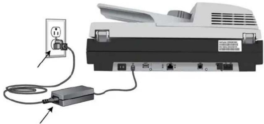 Visioneer NetScan 4000 - CONNECTING THE CABLES - 2
