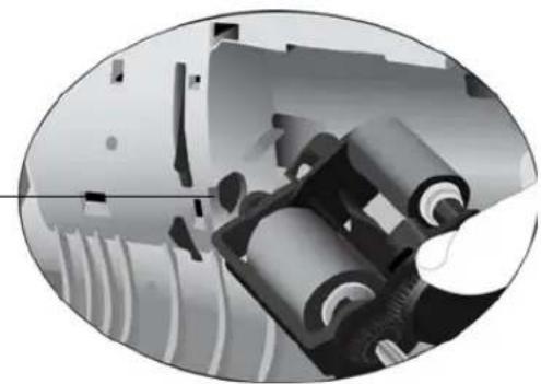 Visioneer NetScan 4000 - To replace the roller assembly: - 2
