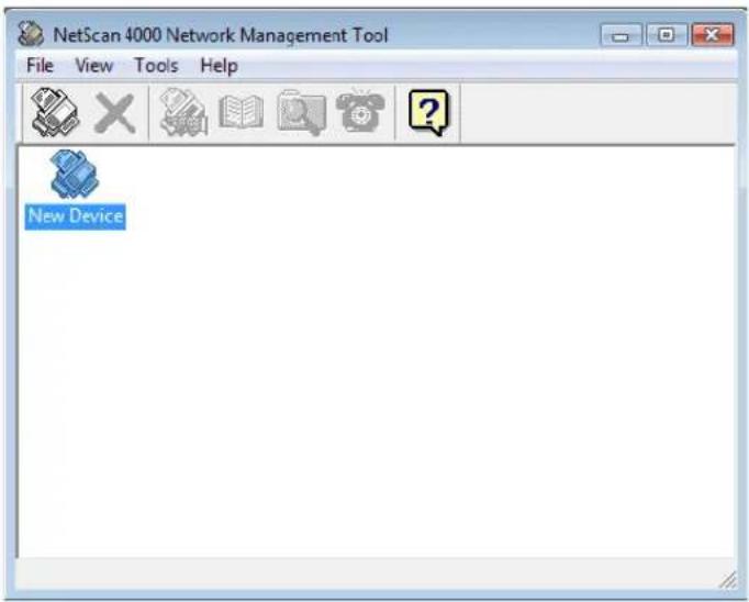 NetScan 4000 Network Management Tool File View Tools Help New Device