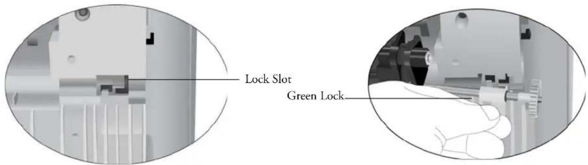 Lock Slot Green Lock