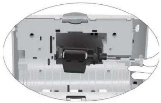 Visioneer NetScan 4000 - To remove the roller assembly: - 2