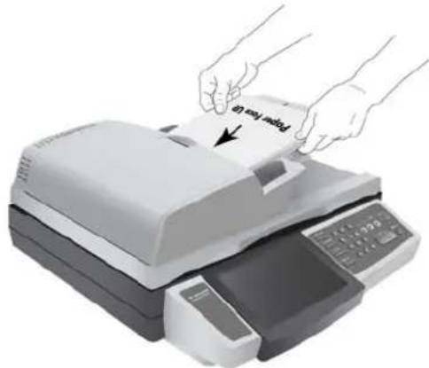 Visioneer NetScan 4000 - PLACING DOCUMENT(S) IN THE ADF - 3