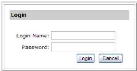 Login Login Name: Password: Login Cancel